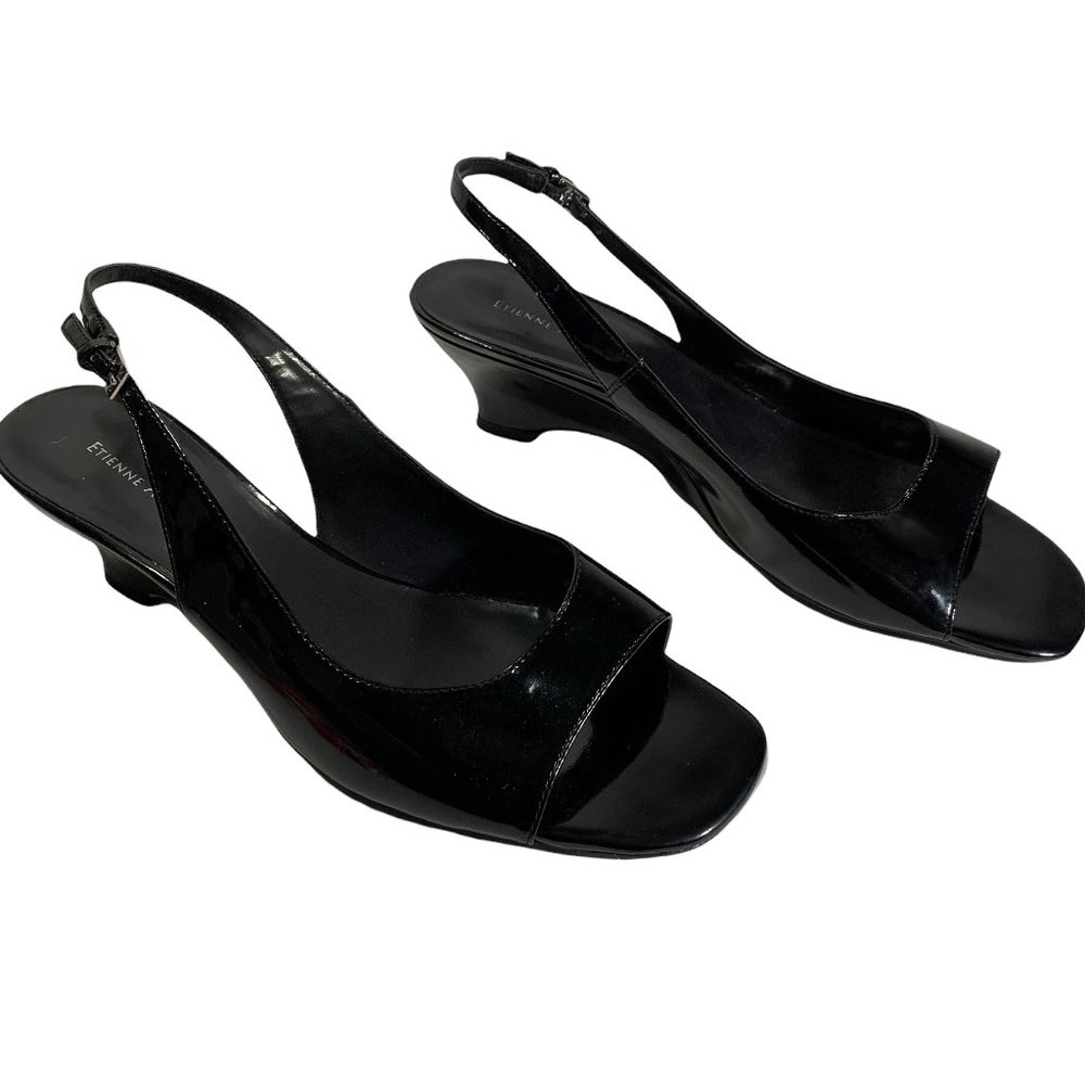 Etienne Aigner Women's Black Patent Leather Shoes